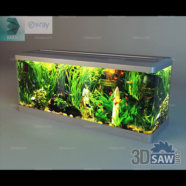 Wide planted community aquarium with a grey hood and a mix of small tropical fish