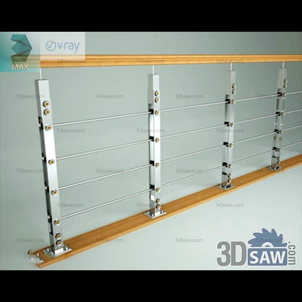 Stainless steel cable railing with square posts and light timber top and bottom rails