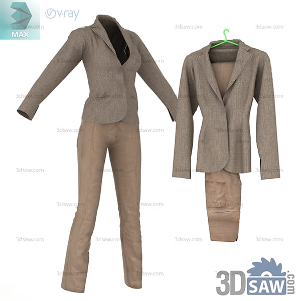 Taupe fitted blazer and straight-leg trousers shown as a tailored women's suit