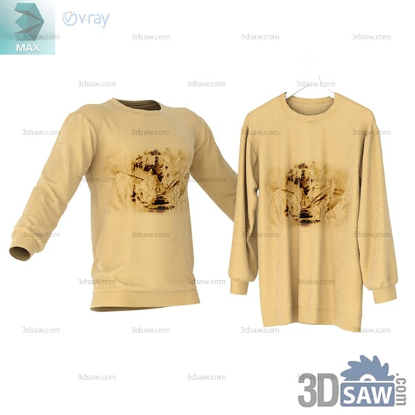 Cream crew-neck sweatshirt with ribbed cuffs and a distressed central graphic