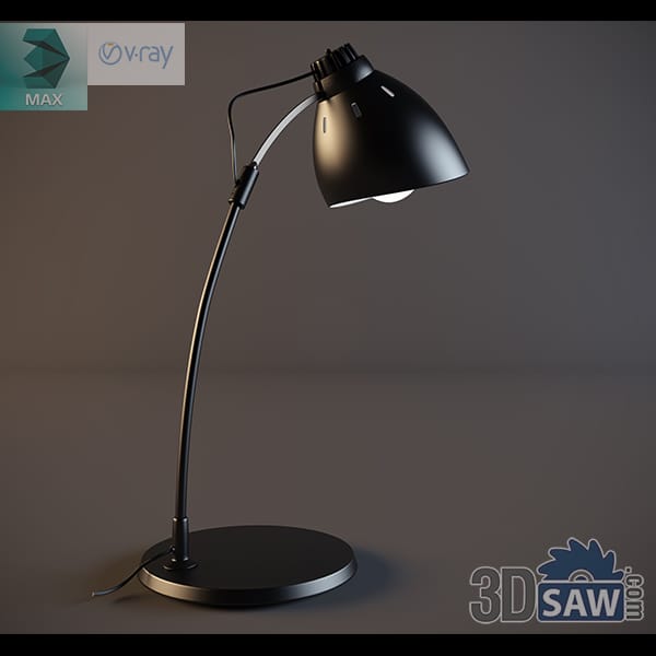 Matte black desk lamp with a tall curved stem and a rounded bell shade over a weighted disc base