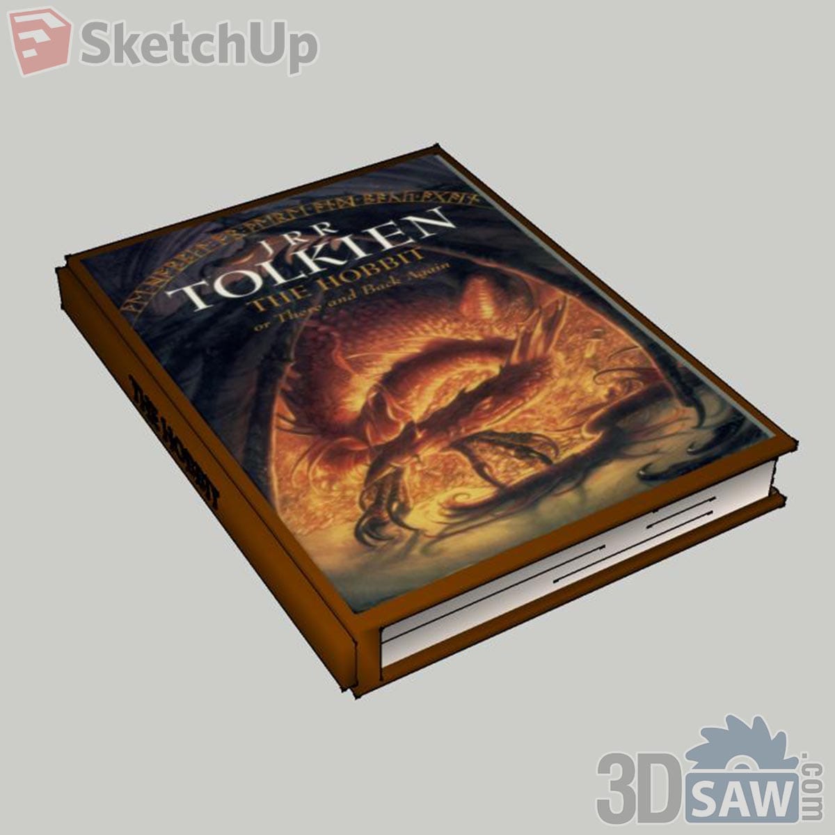 Hardcover novel lying flat with a dark cover and glowing orange dragon illustration